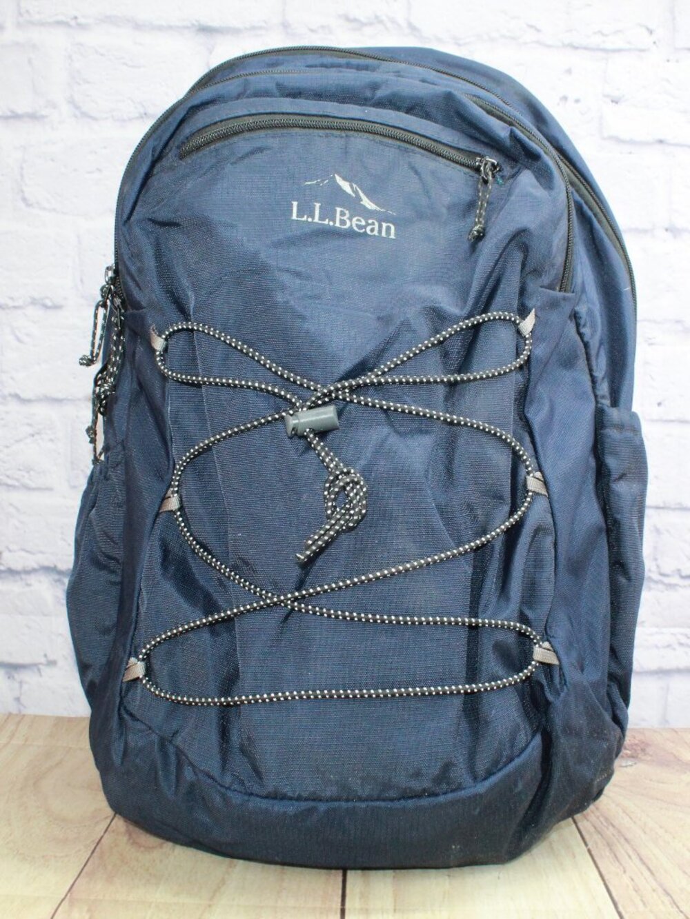 LL Bean Big Kid Comfort Carry Laptop Pack 30L School Backpack Classic Navy